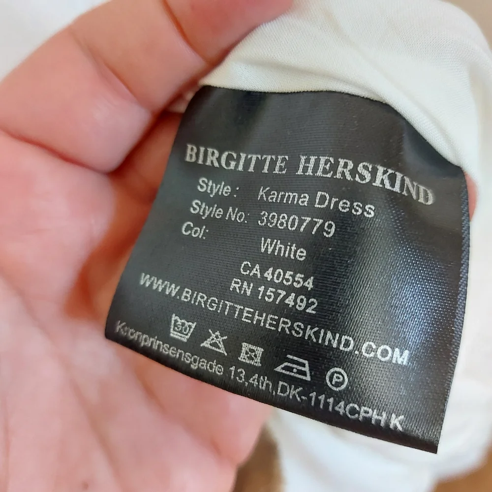 Birgette Herskind White Maxi Dress Size 36 - Picture 14 of 16
